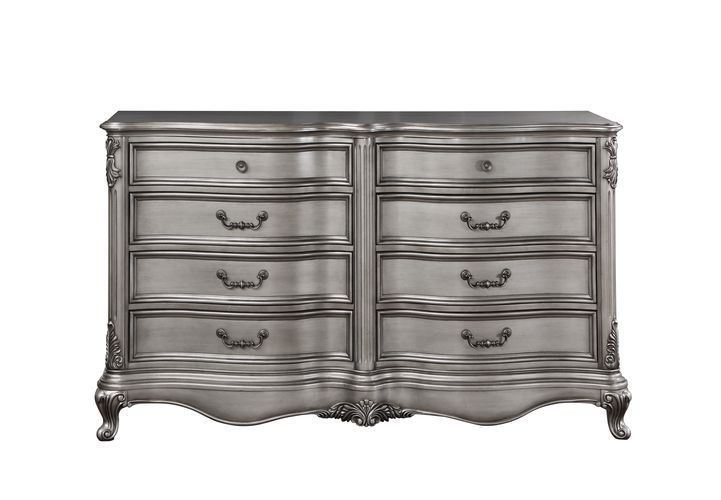 ACME Ausonia - Dresser - Antique Platinum - Finish | Meri Furniture
