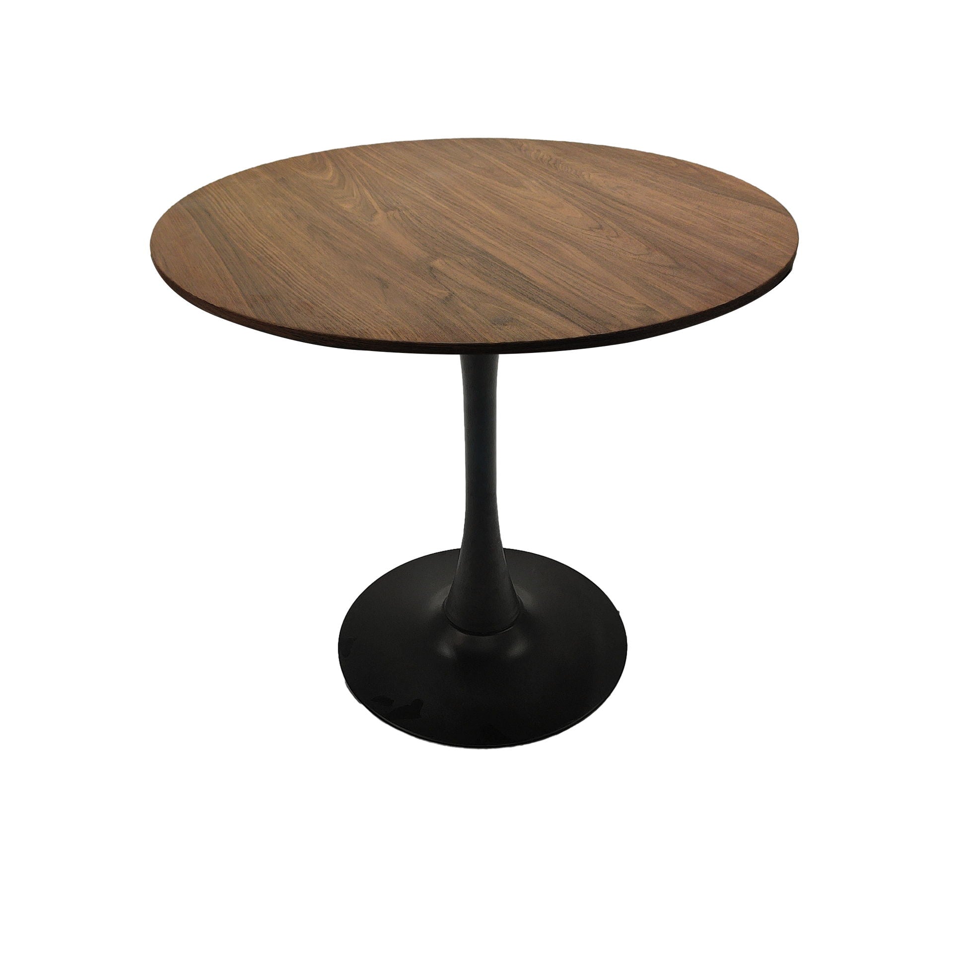 Mid Century Modern Round Dining Table With Top & Pedestal Base