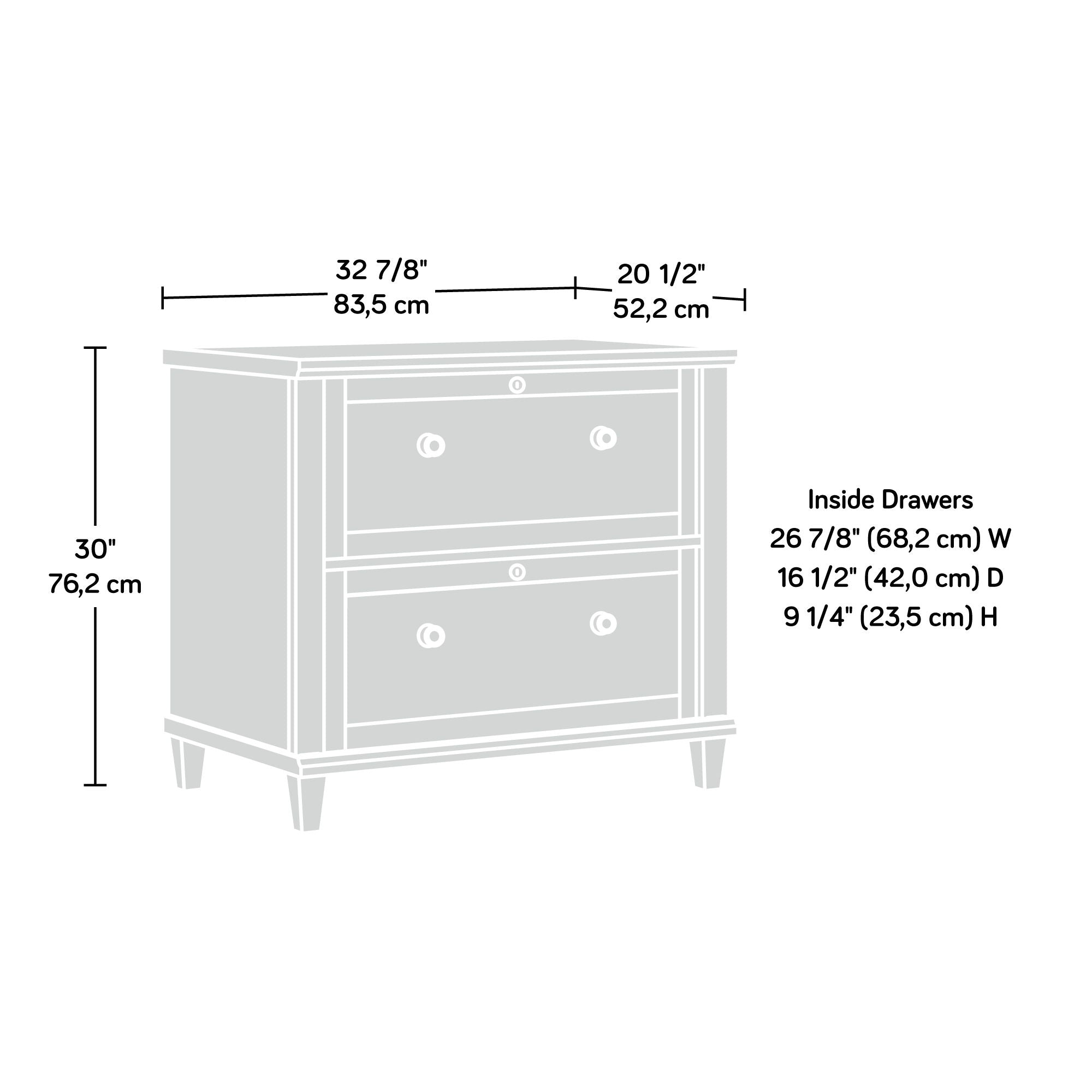 Hammond Lateral File Emery Oak
