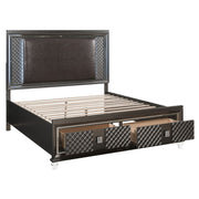 ACME Sawyer - Bed w/Storage (LED) | Meri Furniture