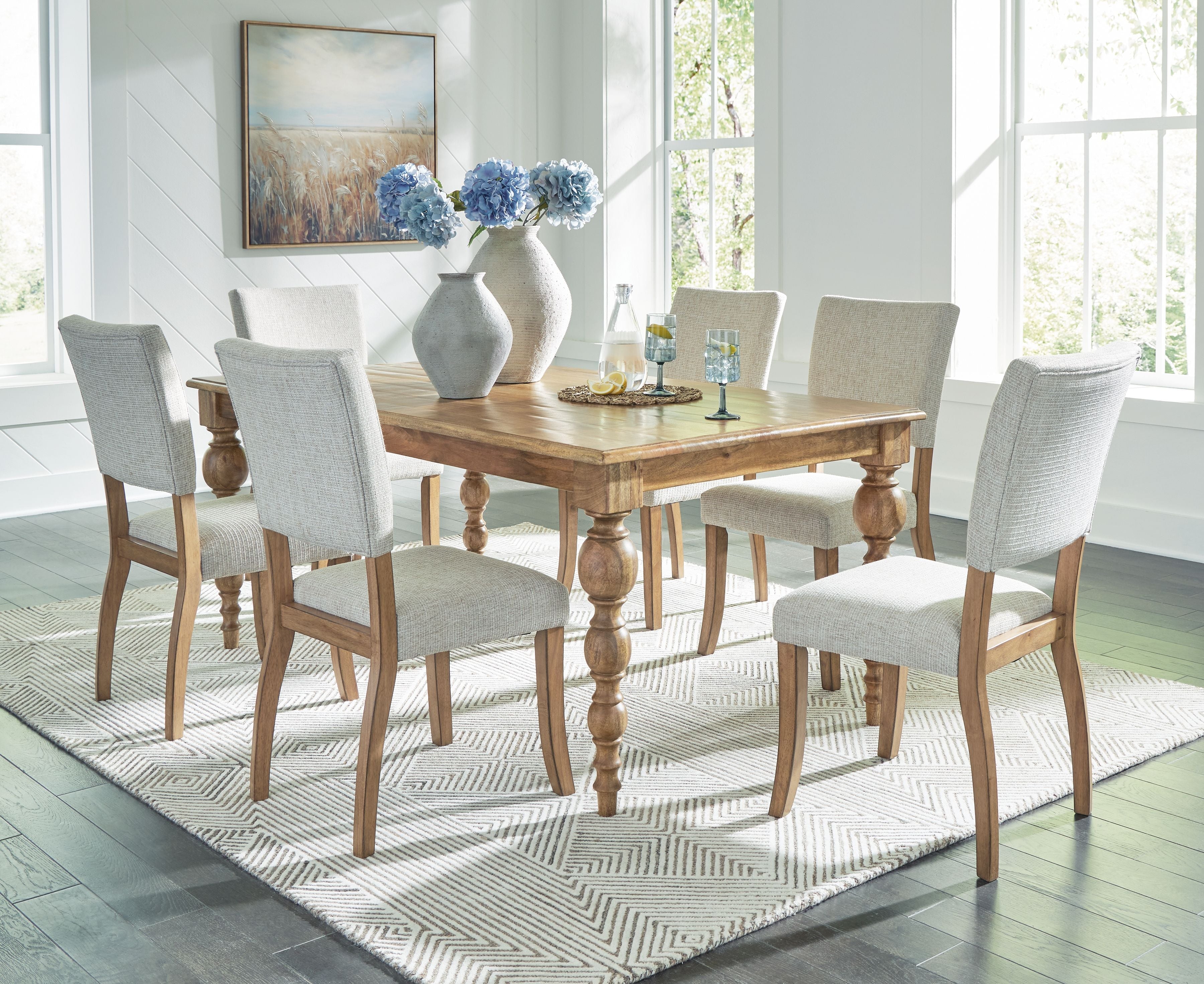 Signature Design by Ashley® Rybergston - Dining Room Set | Meri Furniture