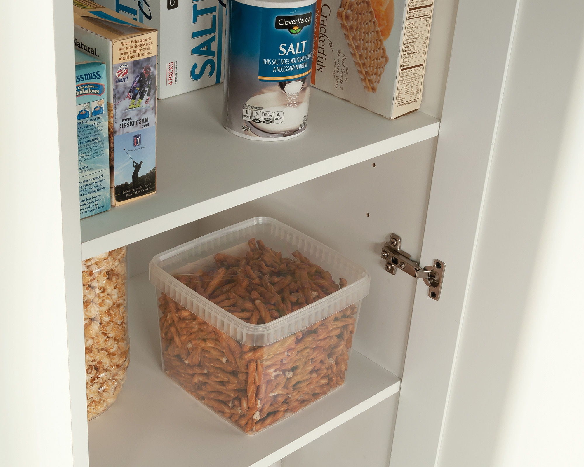 Kitchen Storage Cabinet in Soft White