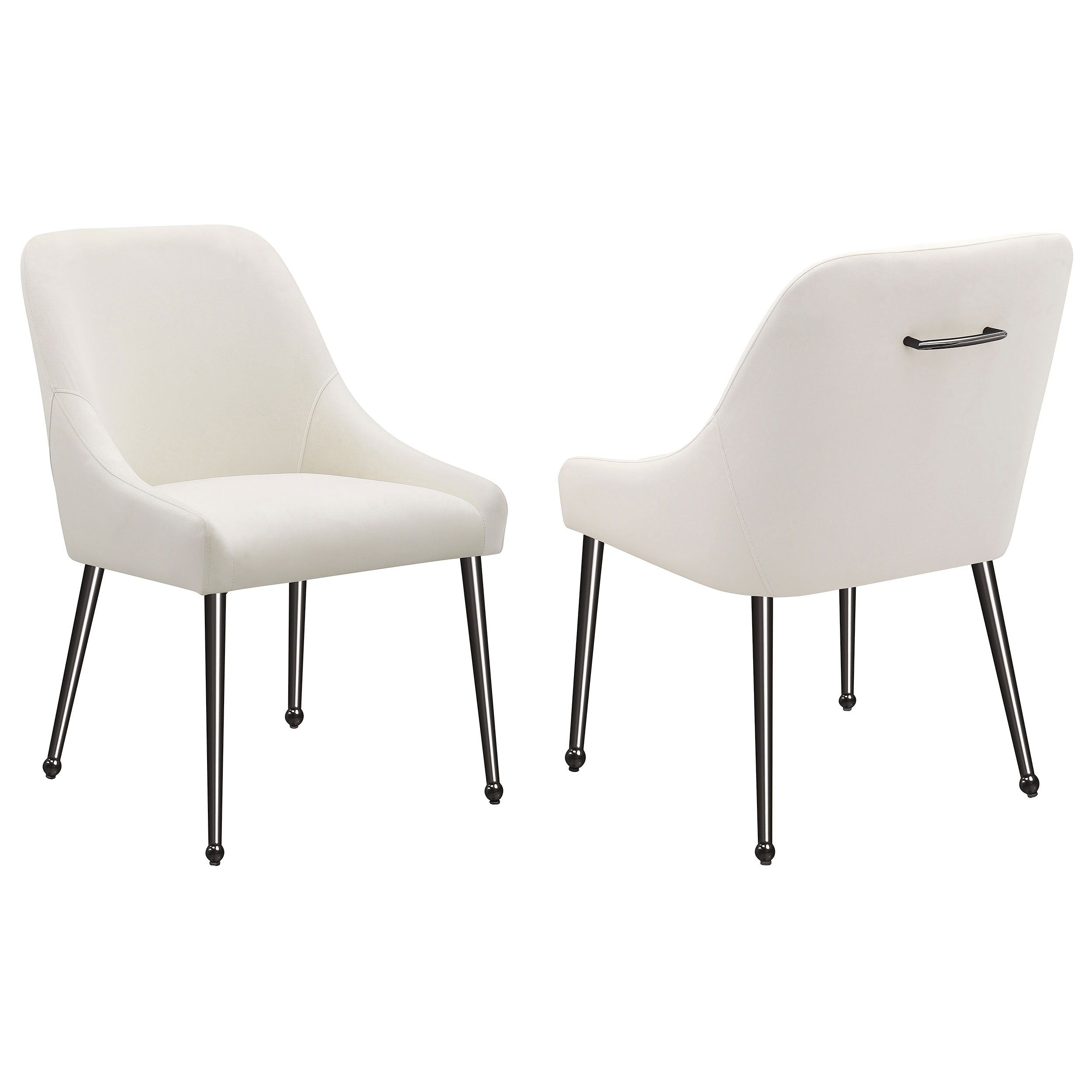 Coaster Fine Furniture Mayette - Upholstered Dining Side Chair (Set of 2) | Meri Furniture
