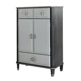 House - Beatrice Chest - Charcoal & Light Gray Finish