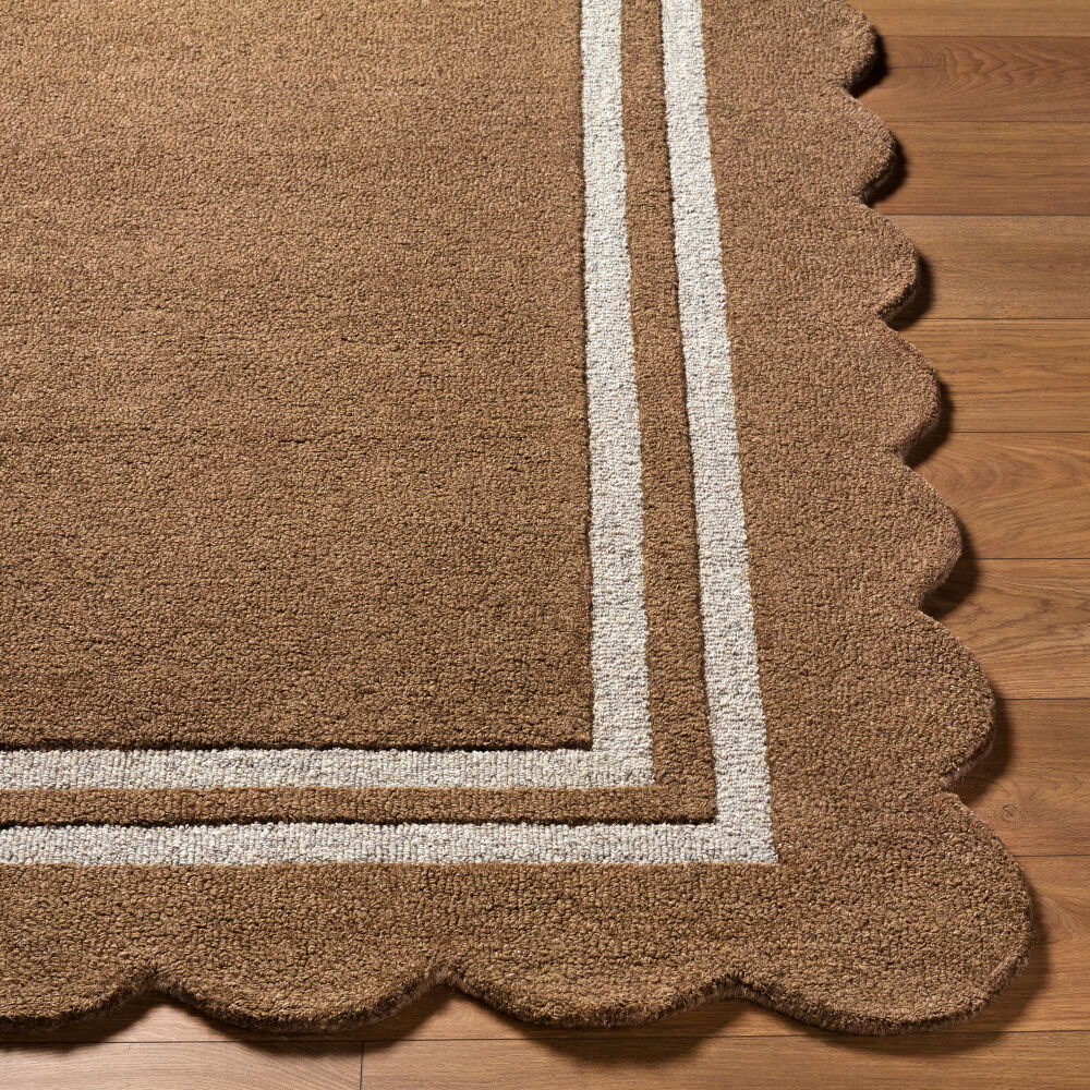 Scalloped Handmade Rug