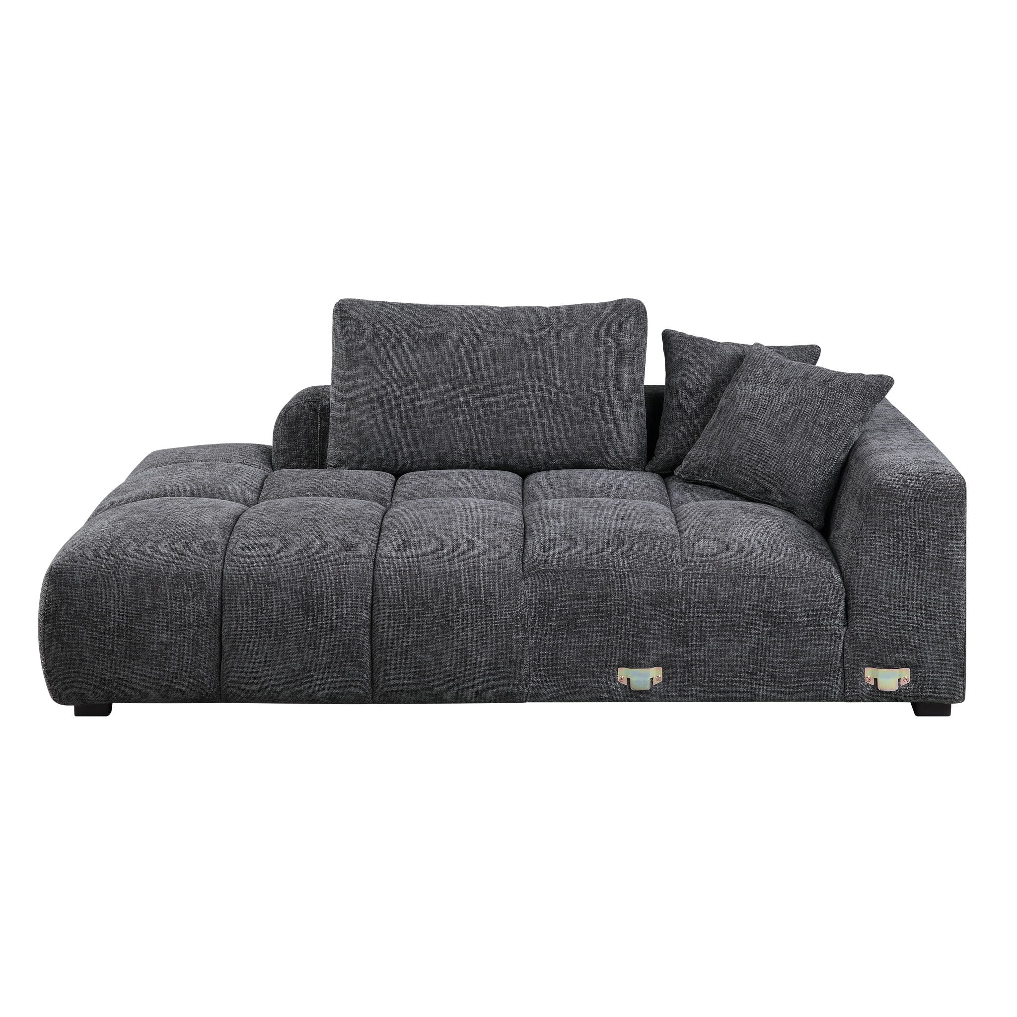 Chosen - Sectional Sofa With Toss Pillows And Chaise