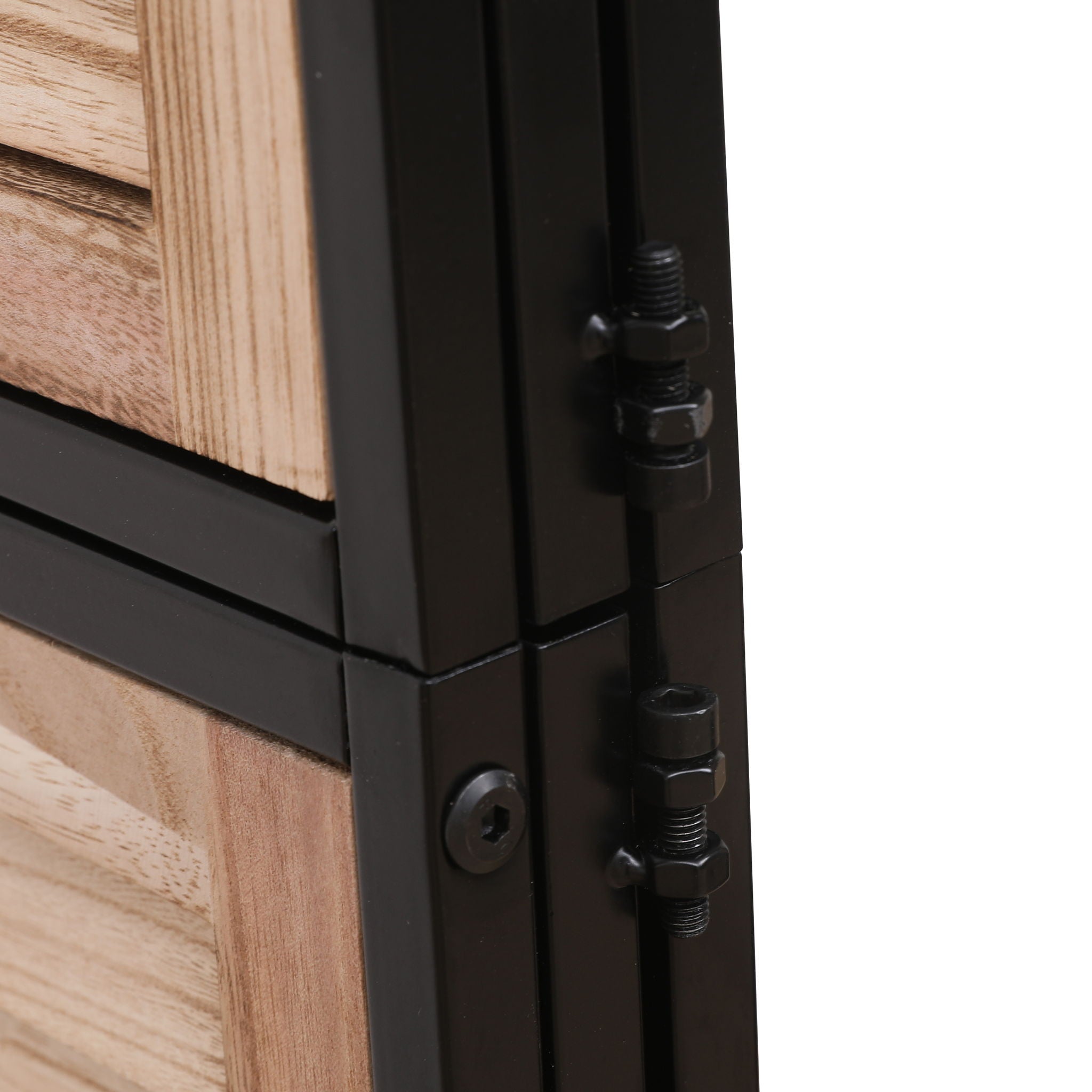 Rustic 3 Panel Room Dividers And Folding Privacy Screen