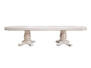 Vendome - 30" Dining Table With Pedestal Base - Antique Pearl