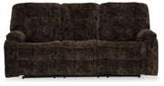 Signature Design by Ashley® Soundwave - Reclining Sofa W/Drop Down Table | Meri Furniture