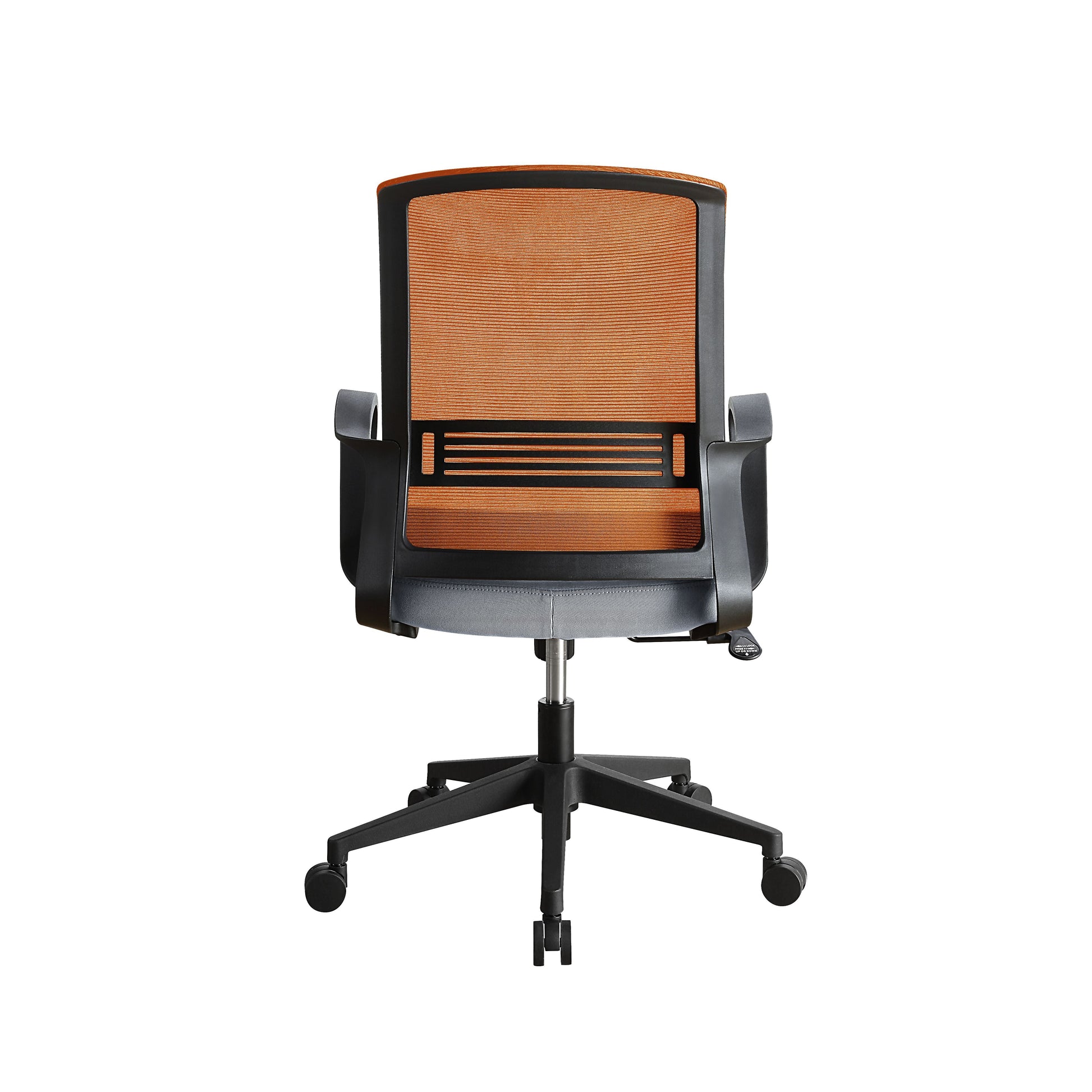 ACME •KD, Office Chair•Seat: Swivel (360 Degrees), and Adjustable Height•Padded Seat Cushion•Back Cushion w/Breathable Mesh Material•5-Star Base w/Casters•Seat Cushion Thickness: 2"•Fixed Armrest | Meri Furniture