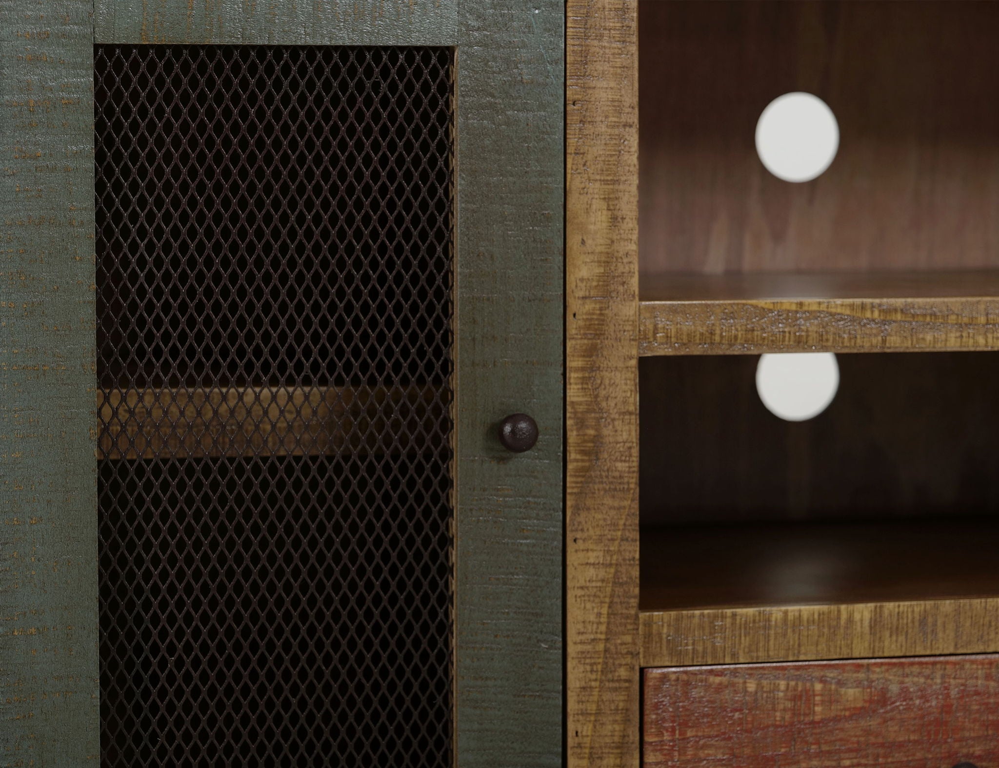 Antique - TV Stand with Drawers