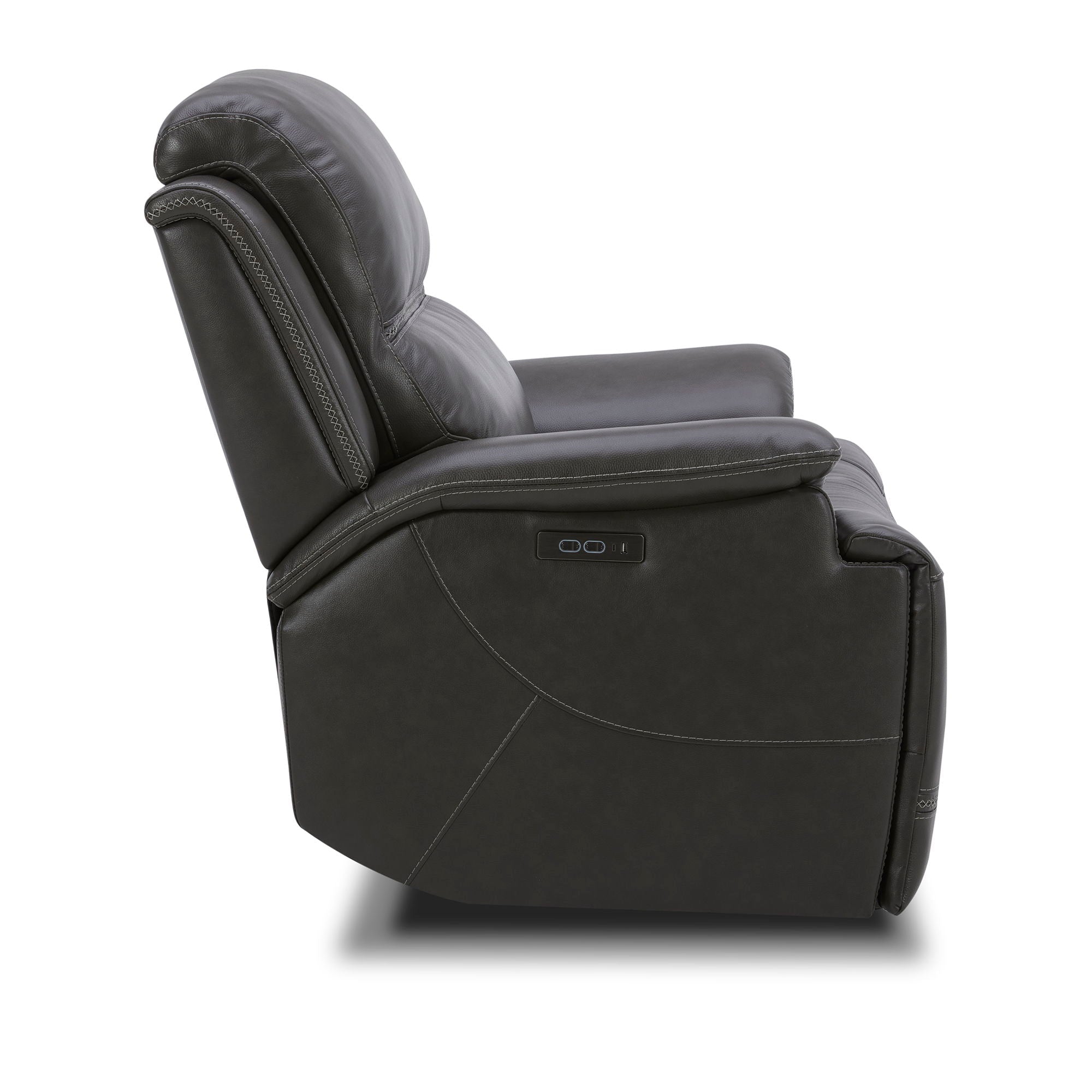 Liberty Furniture Bentley - Swivel Glider Recliner P2 - Graphite | Meri Furniture