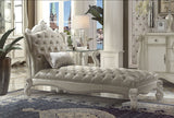 Create an elegant, traditional design in your room with the Versailles Chaise.