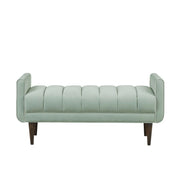 Linea - Upholstered Accent Bench - Seafoam