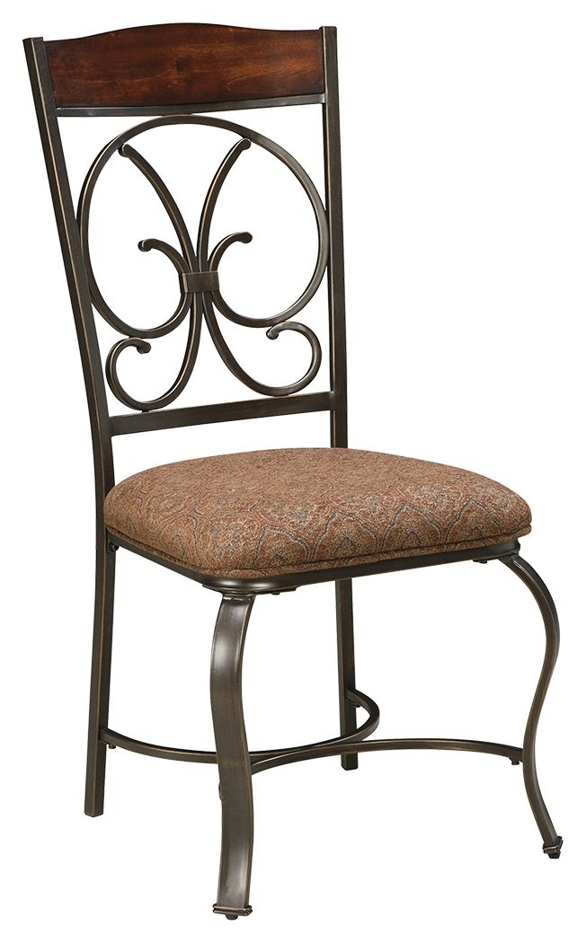 Signature Design by Ashley® Glambrey - Brown - Dining Uph Side Chair (Set of 4) | Meri Furniture