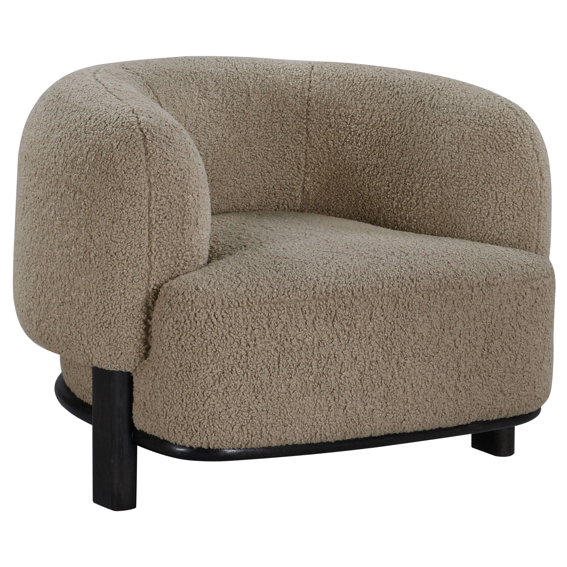 Coaster Fine Furniture Lawler - Upholstered Barrel Back Accent Chair | Meri Furniture