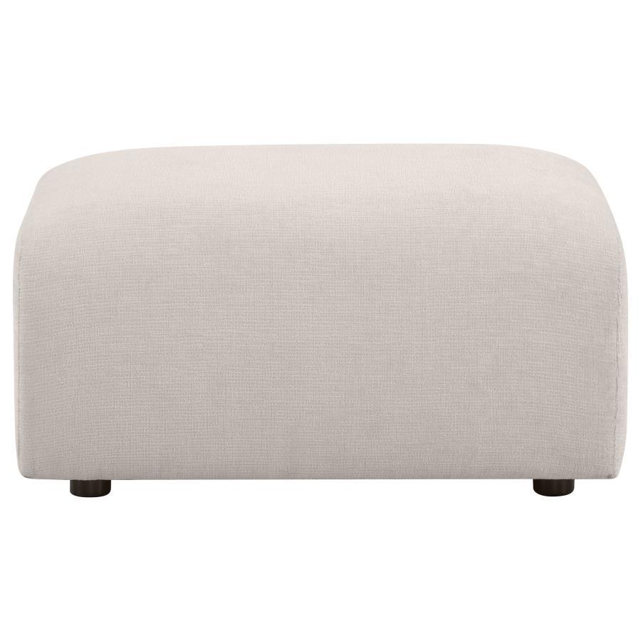 Burnett - Chenille Upholstered Ottoman