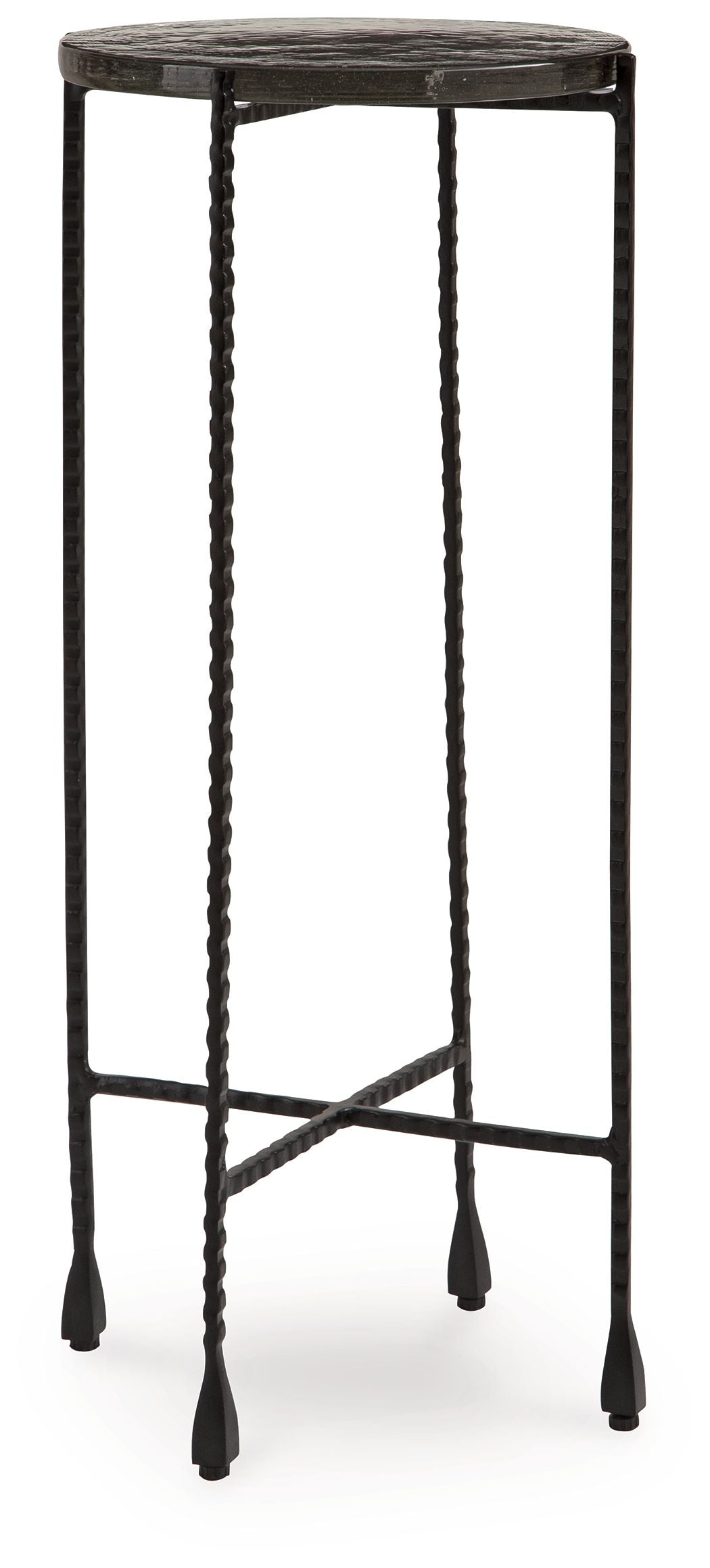 Signature Design by Ashley® Newgoren - Clear / Black - Accent Table | Meri Furniture