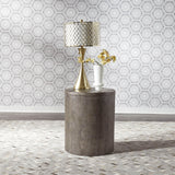 Liberty Furniture Modern Farmhouse - Drum End Table | Meri Furniture