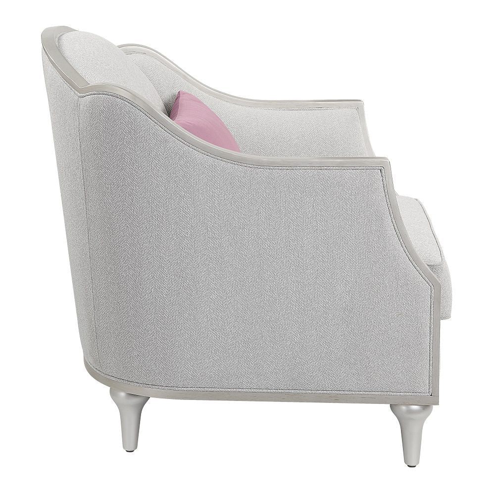 ACME Kasa Chair - Beige Linen | Meri Furniture