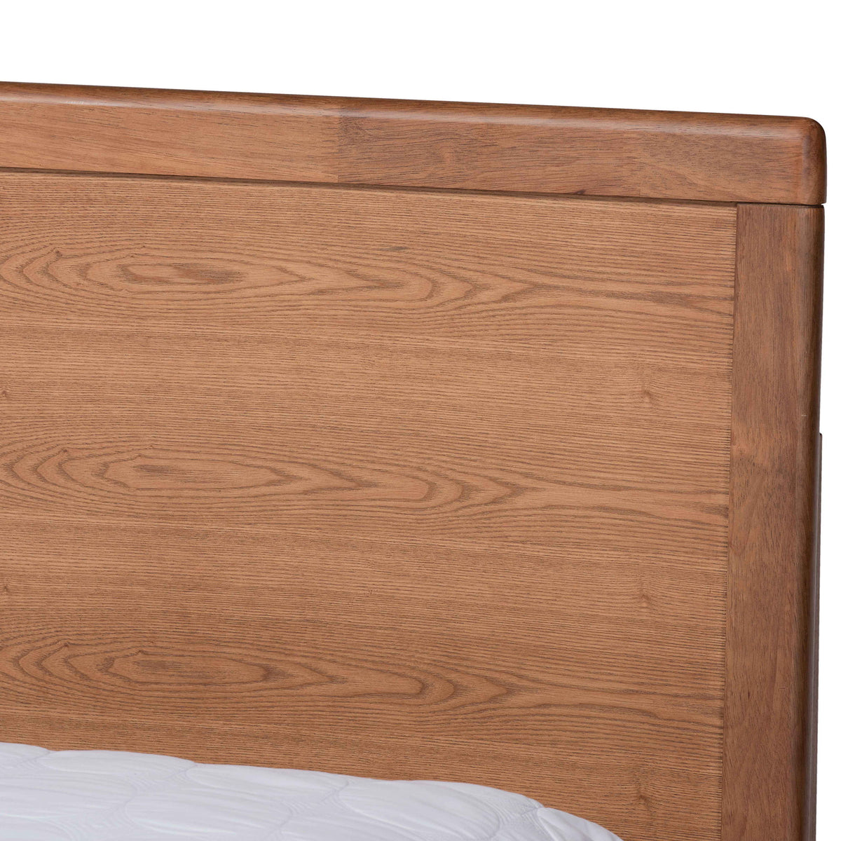 Aras Modern and Contemporary Transitional Ash Walnut Brown Finished Wood Full Size 3-Drawer Platform Storage Bed