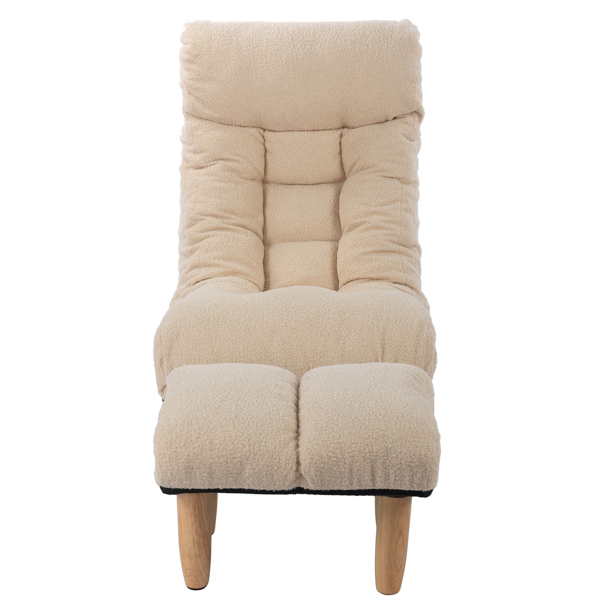 Adjustable Japanese Reclining Floor Chair Sofa With Metal Frame For Living Room