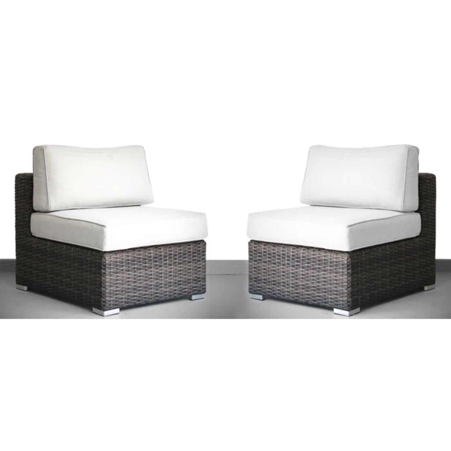 Minnesota - Armless Patio Chairs (Set of 2)