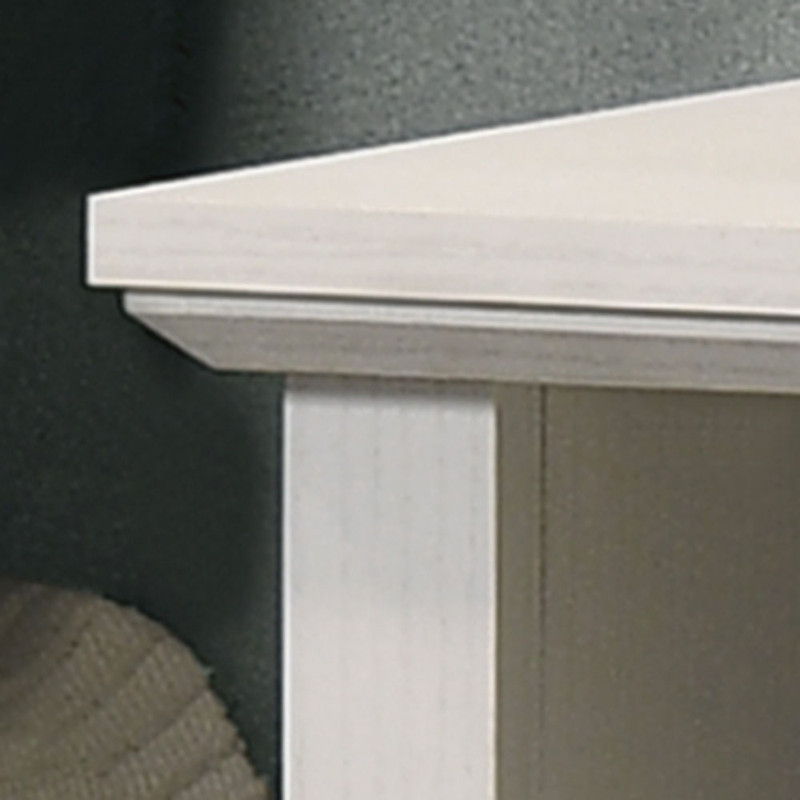 Elara 22"W White 2-Drawer Nightstand Bedside Table with USB charging  Ports