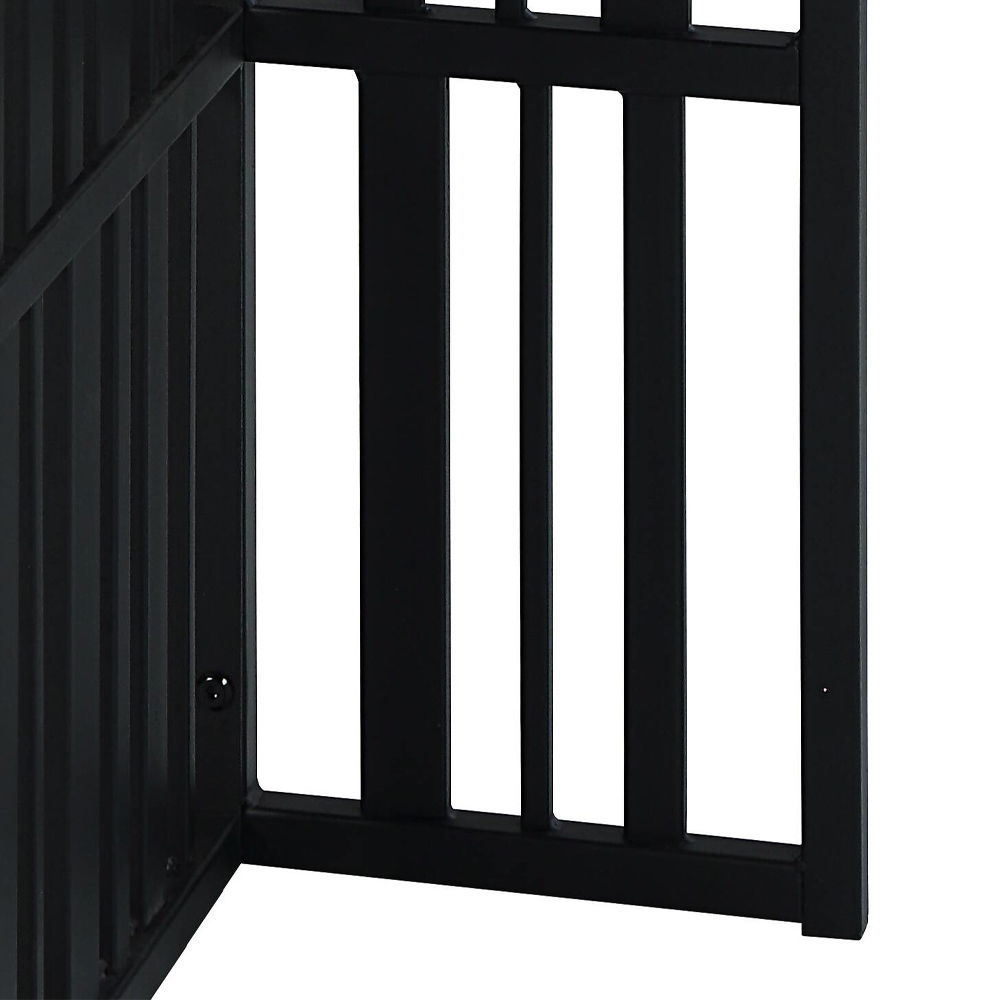 Zudora - End Table - Antique Oak & Black