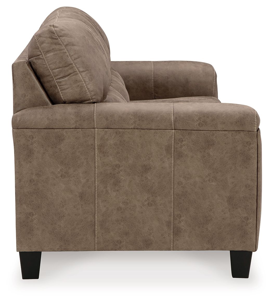 Signature Design by Ashley® Navi - Fossil - 3 Pc. - Sofa, Loveseat, Rocker Recliner | Meri Furniture