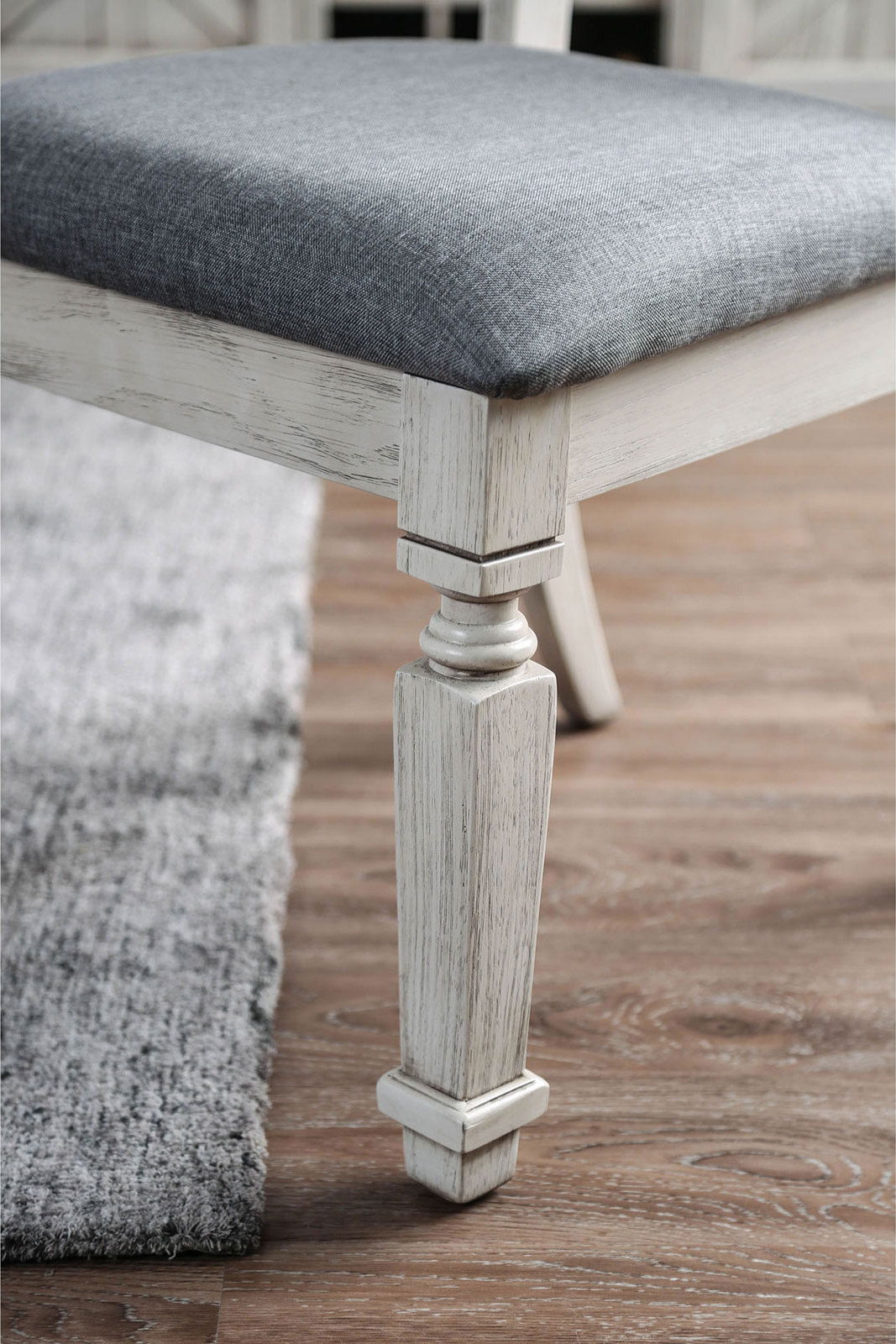 Furniture of America Georgia - Dining Table - Antique White / Gray | Meri Furniture