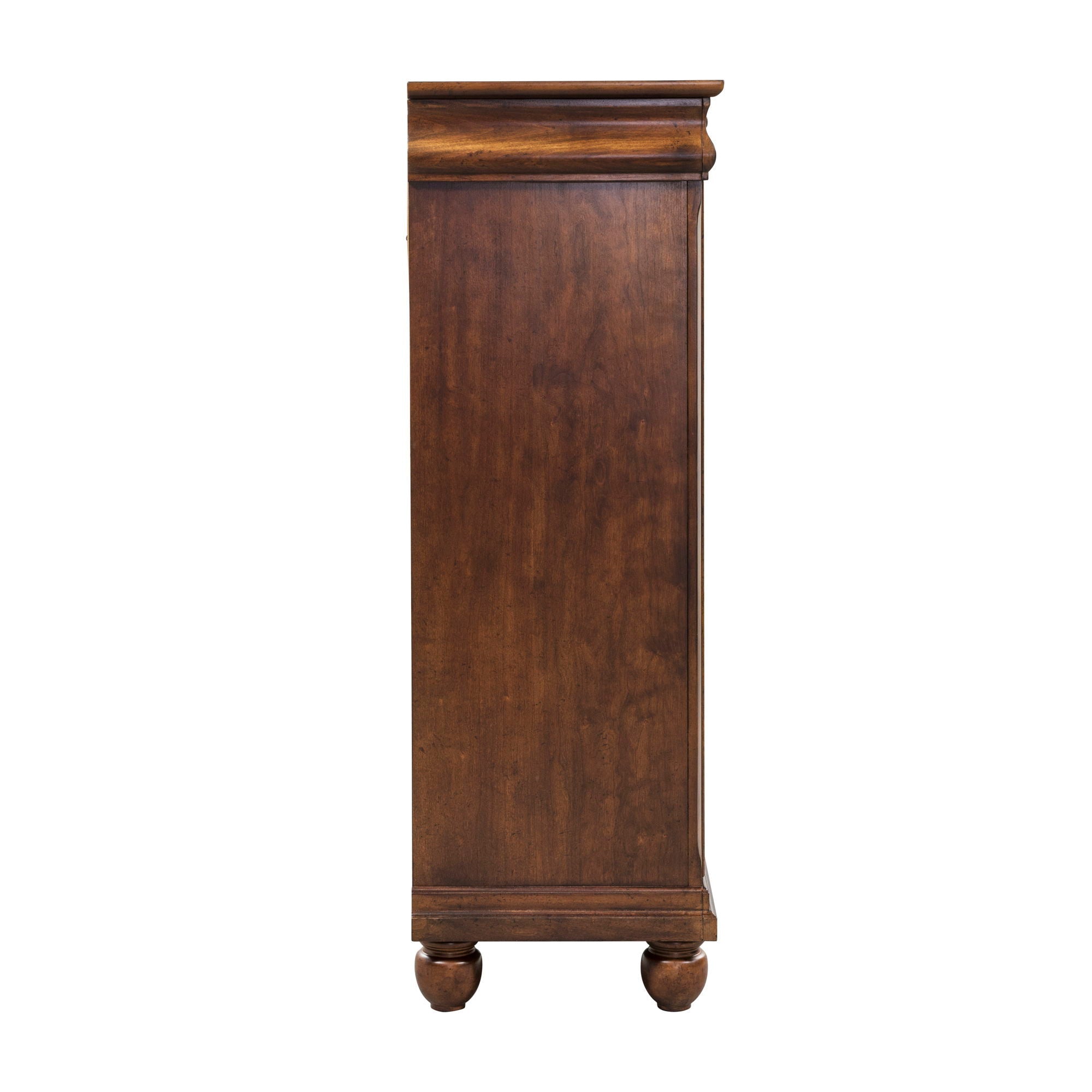 Liberty Furniture Rustic Traditions - 5 Drawer Chest - Dark Brown | Meri Furniture