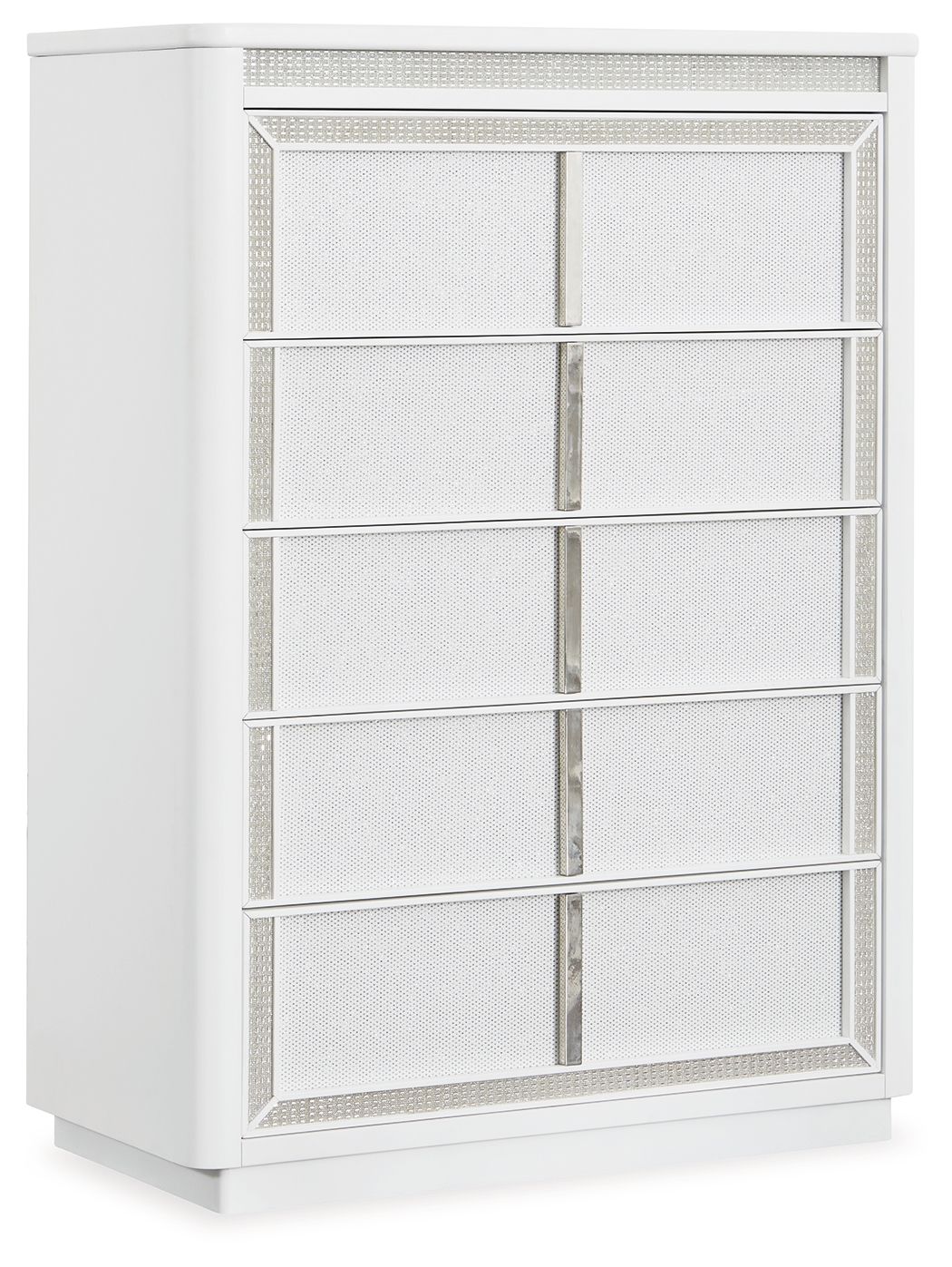 Signature Design by Ashley® Chalanna - White - Five Drawer Chest | Meri Furniture