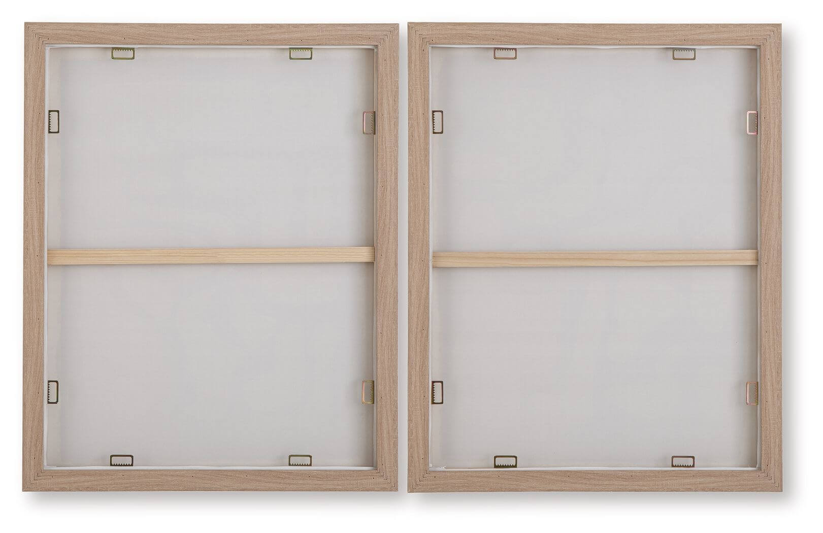 Waldett - Wall Art Set (Set of 2) - Beige / White