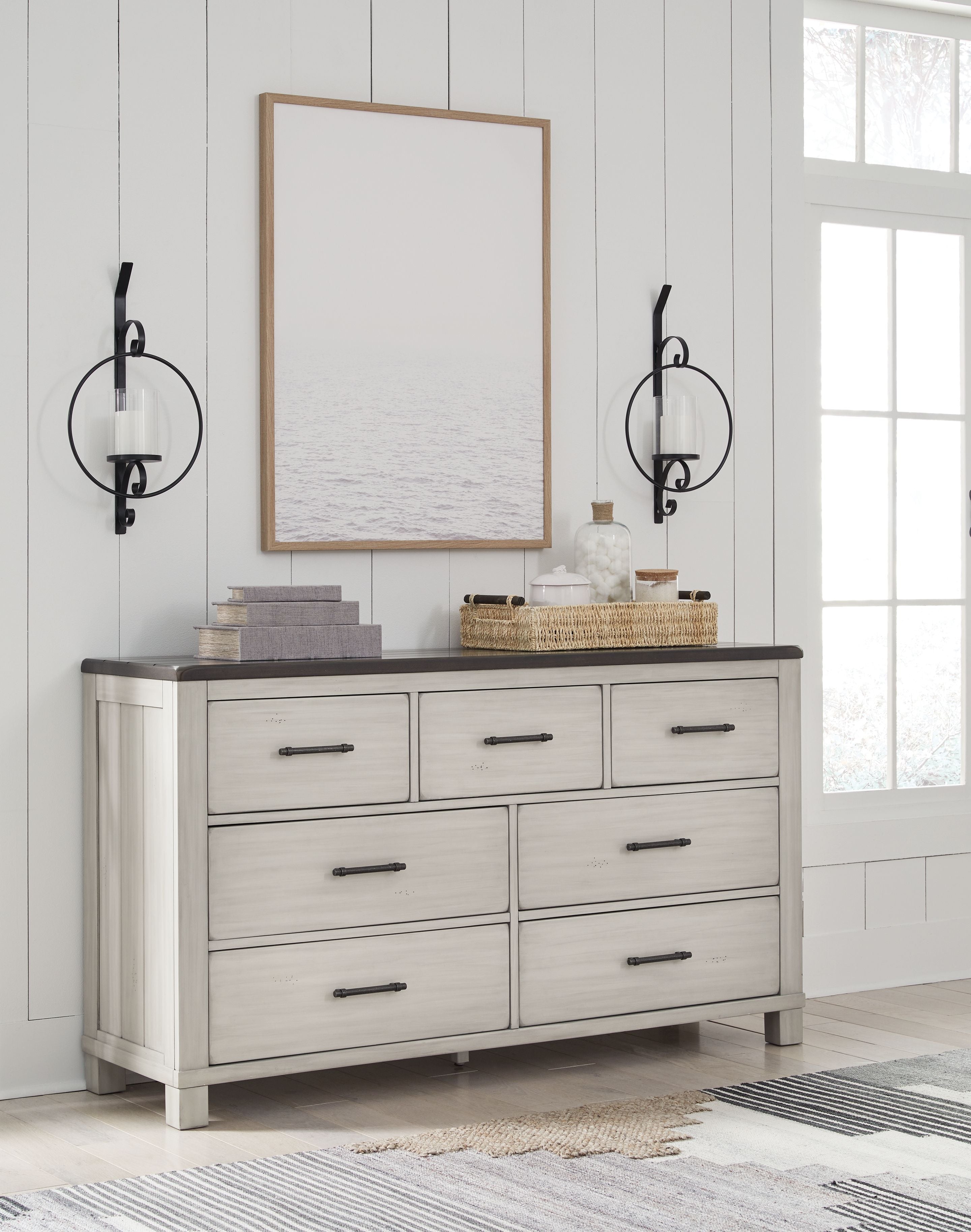 Signature Design by Ashley® Darborn - Gray / Brown - Dresser | Meri Furniture