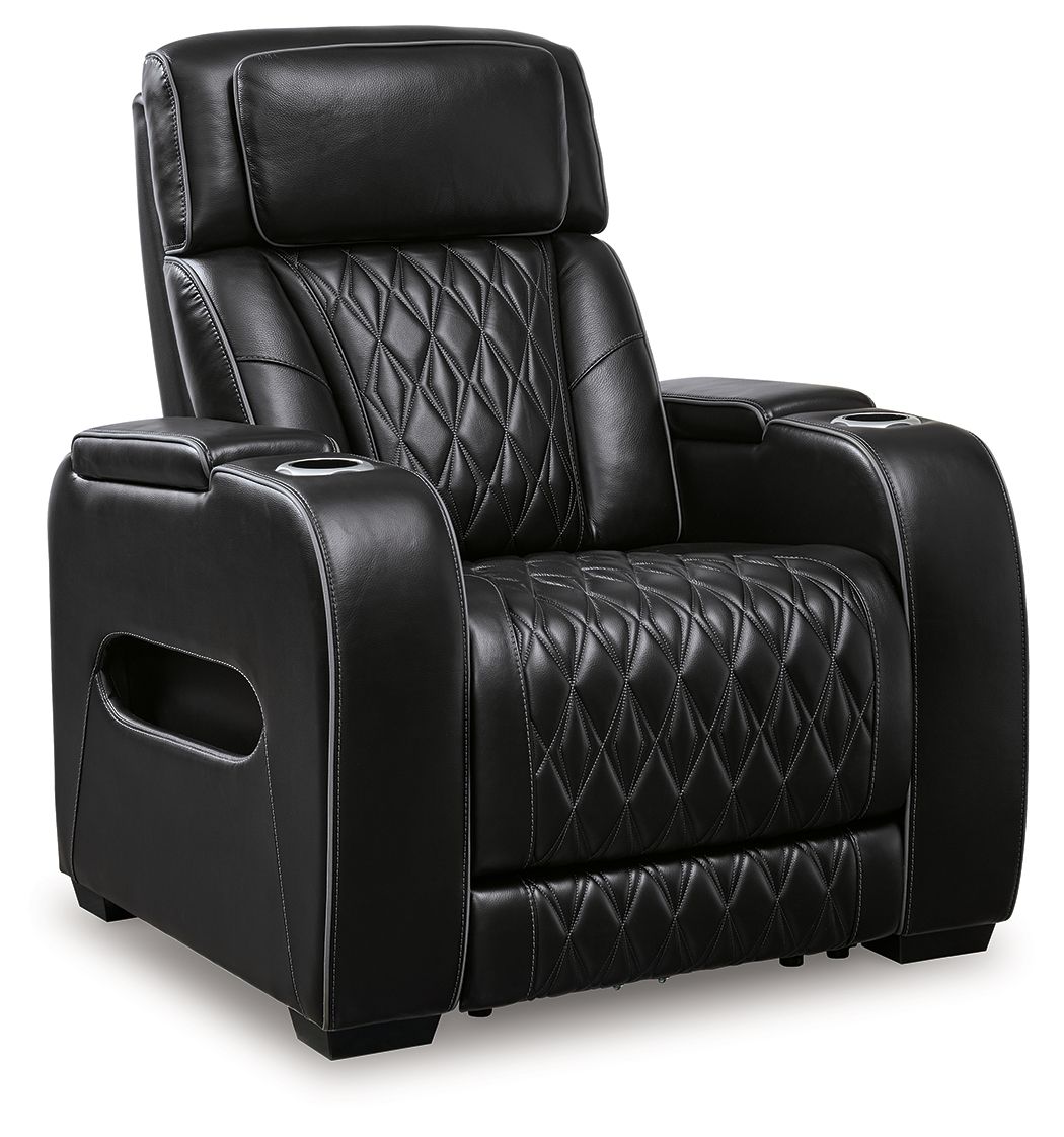 Signature Design by Ashley® Boyington - Power Recliner/Adj Headrest | Meri Furniture