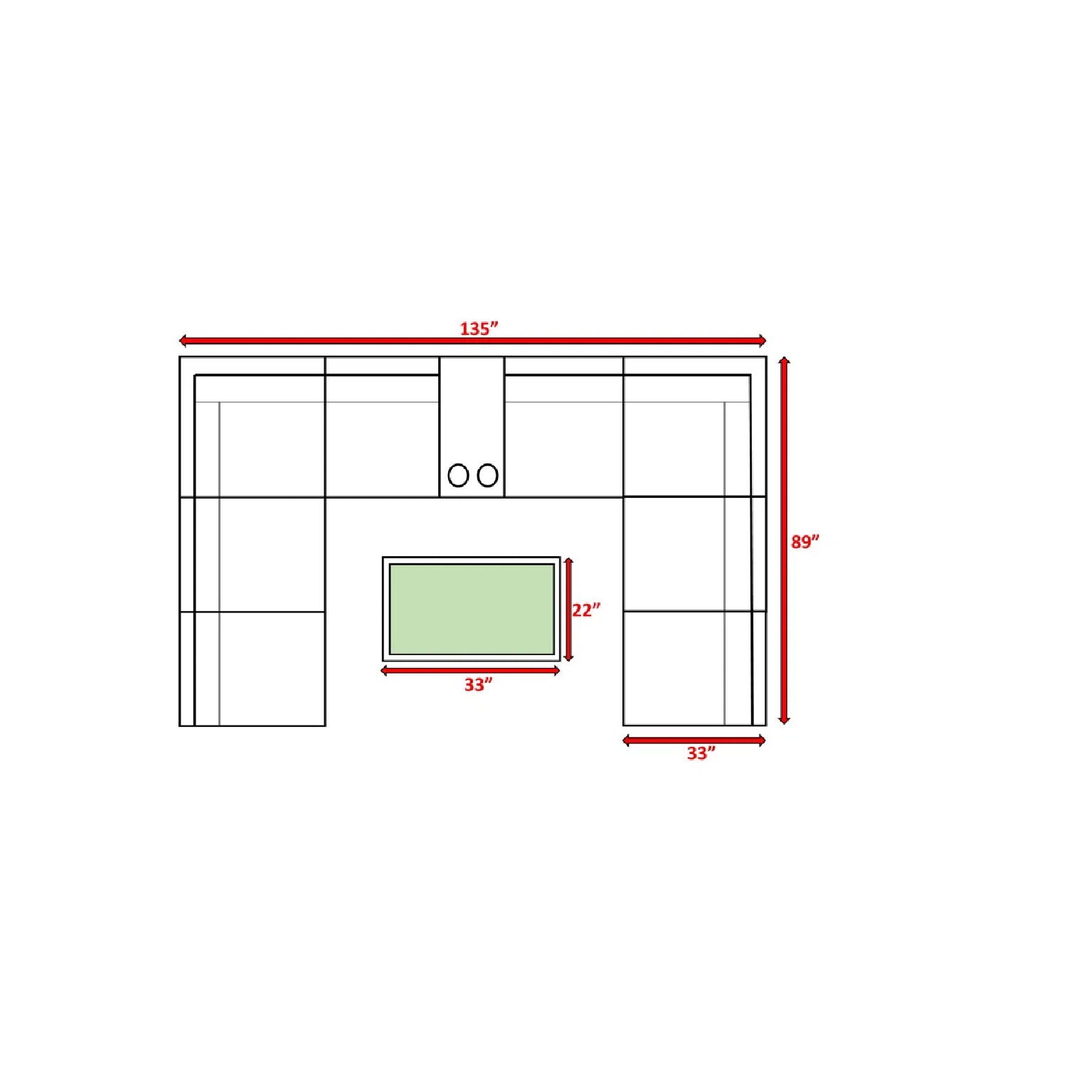 Comfortable Modern Patio Rattan Sectional Set With Cushions