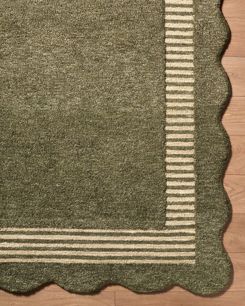 Scalloped Handmade Rug