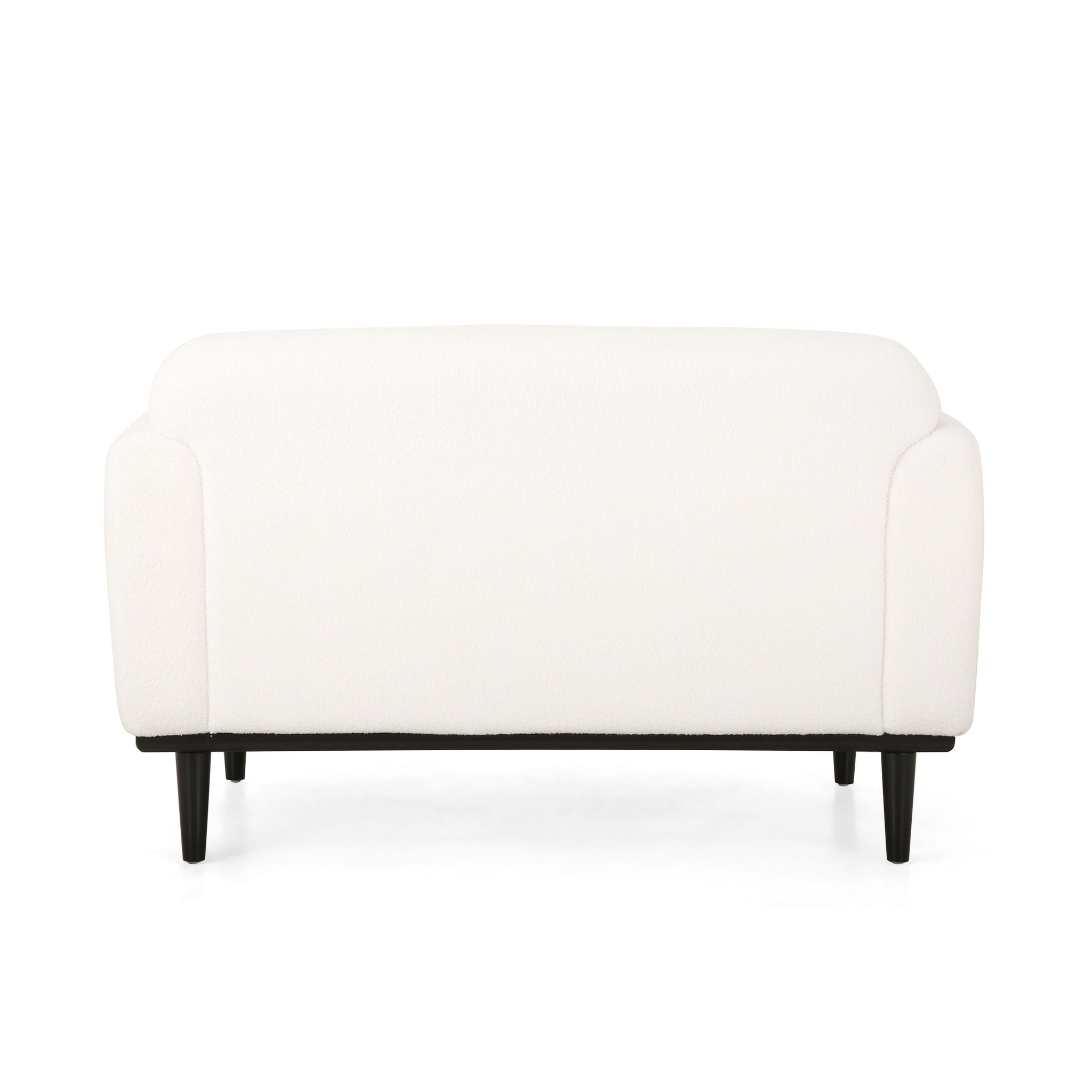 Sway - Upholstered Loveseat With Wood Legs And Round Arms