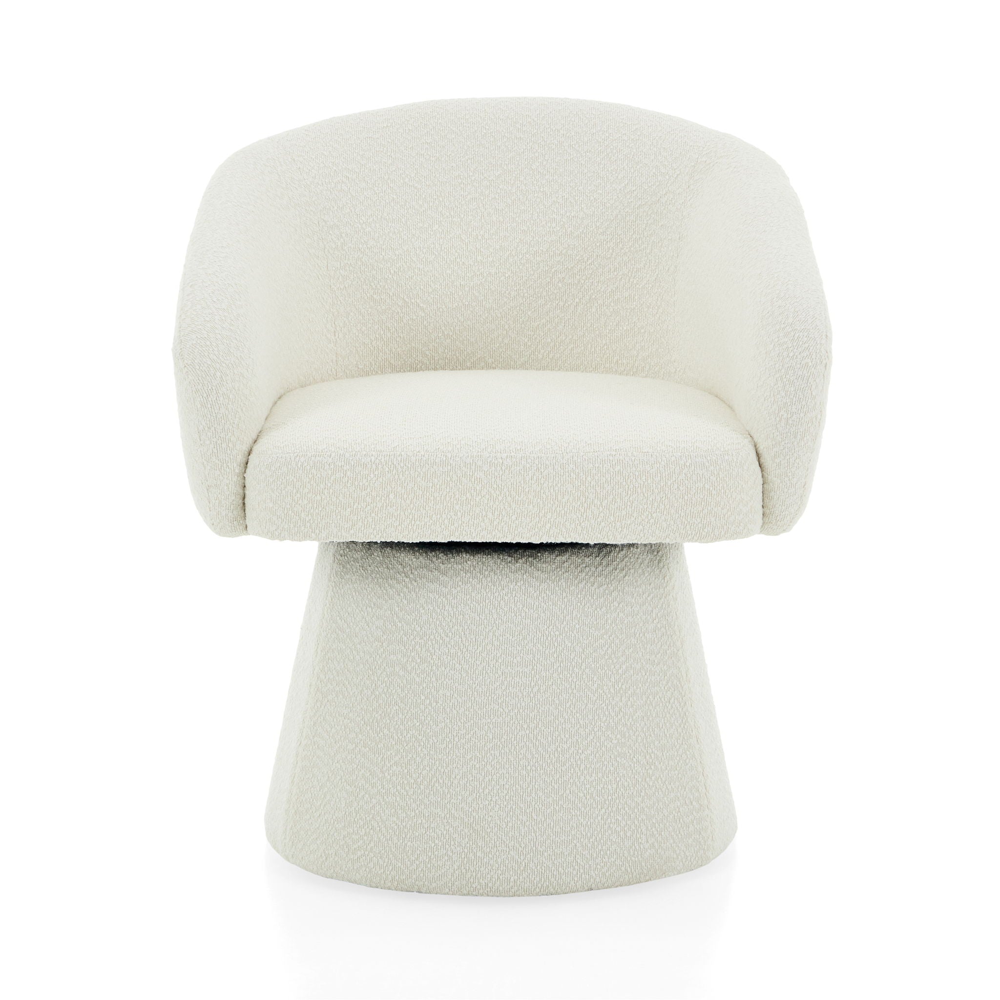 Modern Swivel Accent Chair With Ergonomic Barrel Design