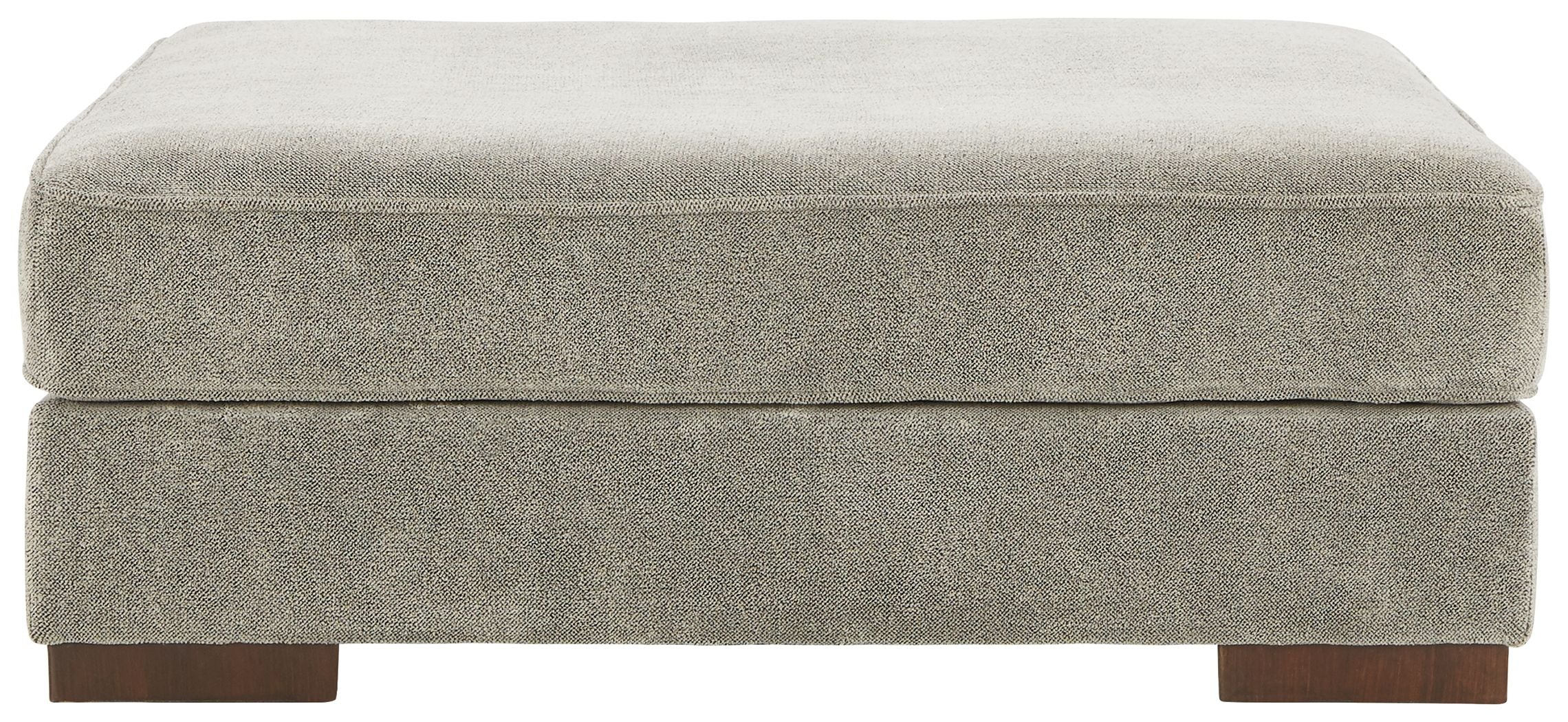 Signature Design by Ashley® Bayless - Smoke - Oversized Accent Ottoman | Meri Furniture