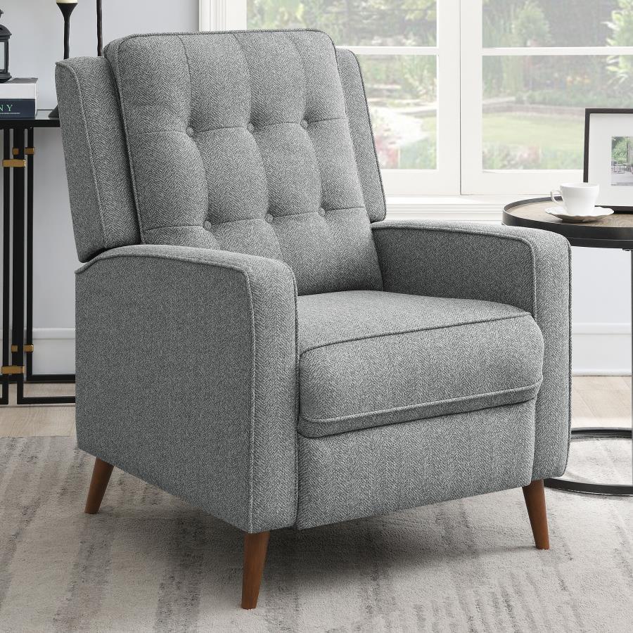 Coaster Fine Furniture Davidson - Upholstered Tufted Push Back Recliner | Meri Furniture