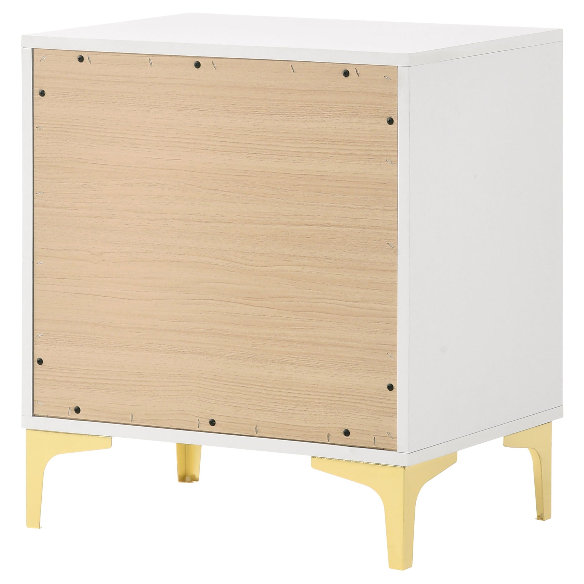 Karena - 2 Drawer Rectangular Nightstand - White