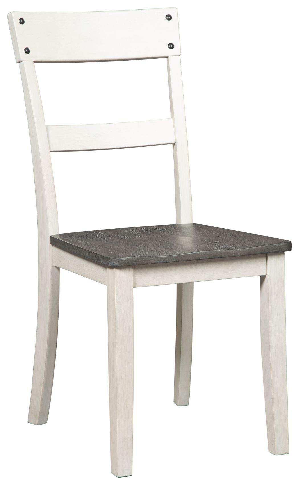 Signature Design by Ashley® Nelling - White / Brown / Beige - Dining Room Side Chair (Set of 2) | Meri Furniture