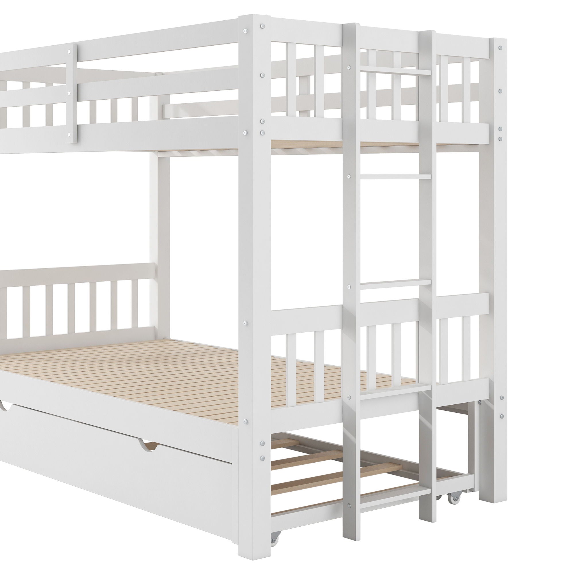 Smooth Mobility Bunk Bed With Trundle