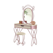 ACME Priya II - Vanity Desk - White & Light Purple | Meri Furniture