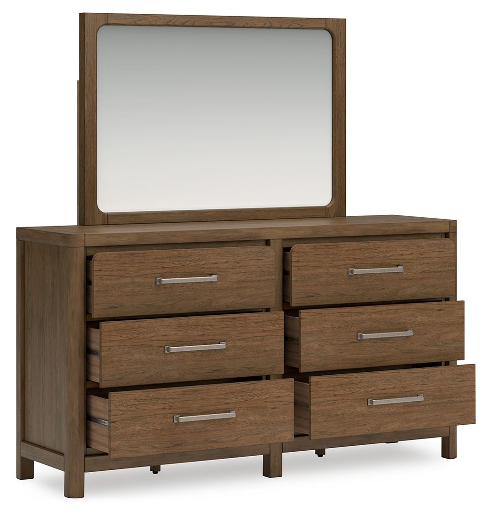 Signature Design by Ashley® Cabalynn - Light Brown - Dresser And Mirror | Meri Furniture