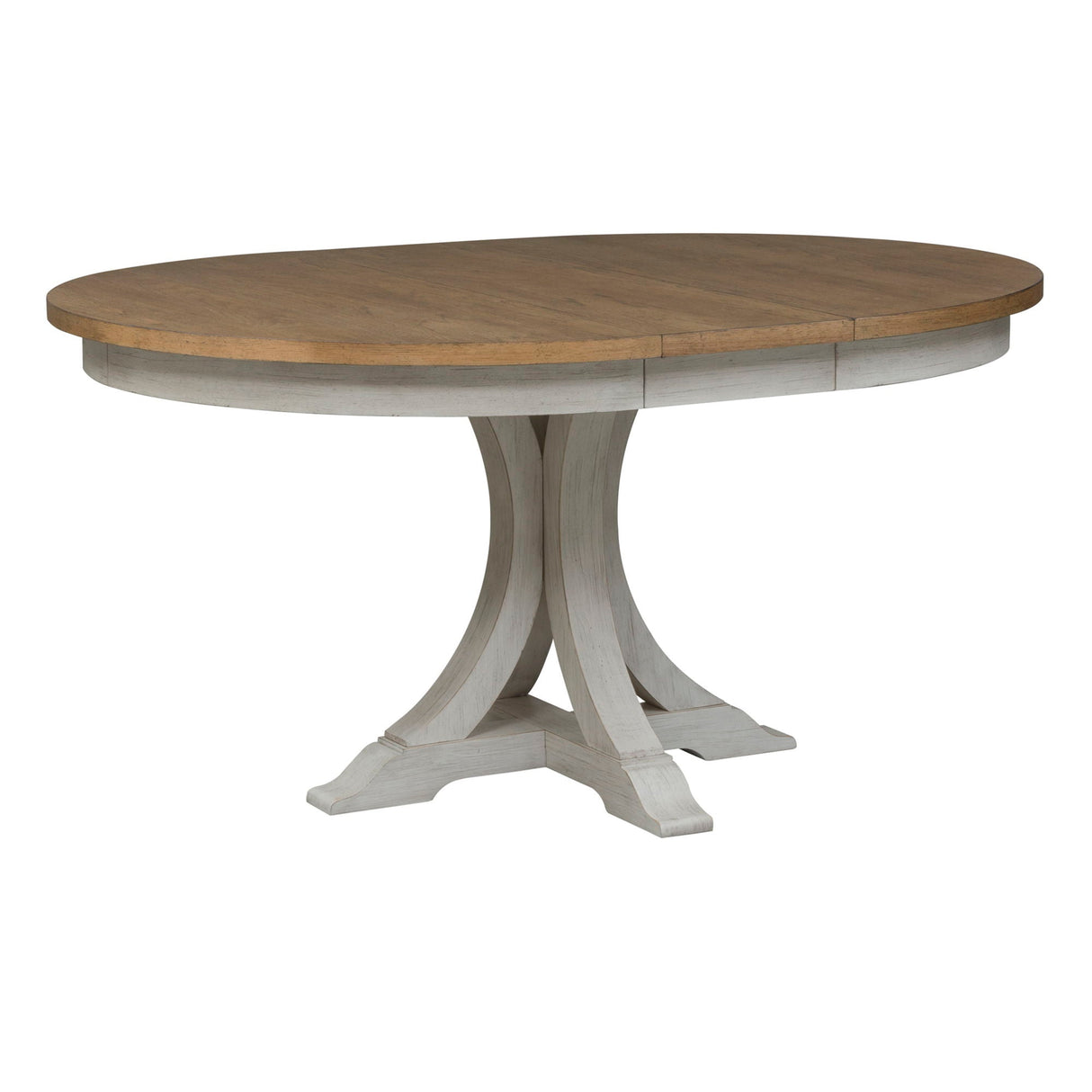 Liberty Furniture Farmhouse Reimagined - Pedestal Table - White | Meri Furniture