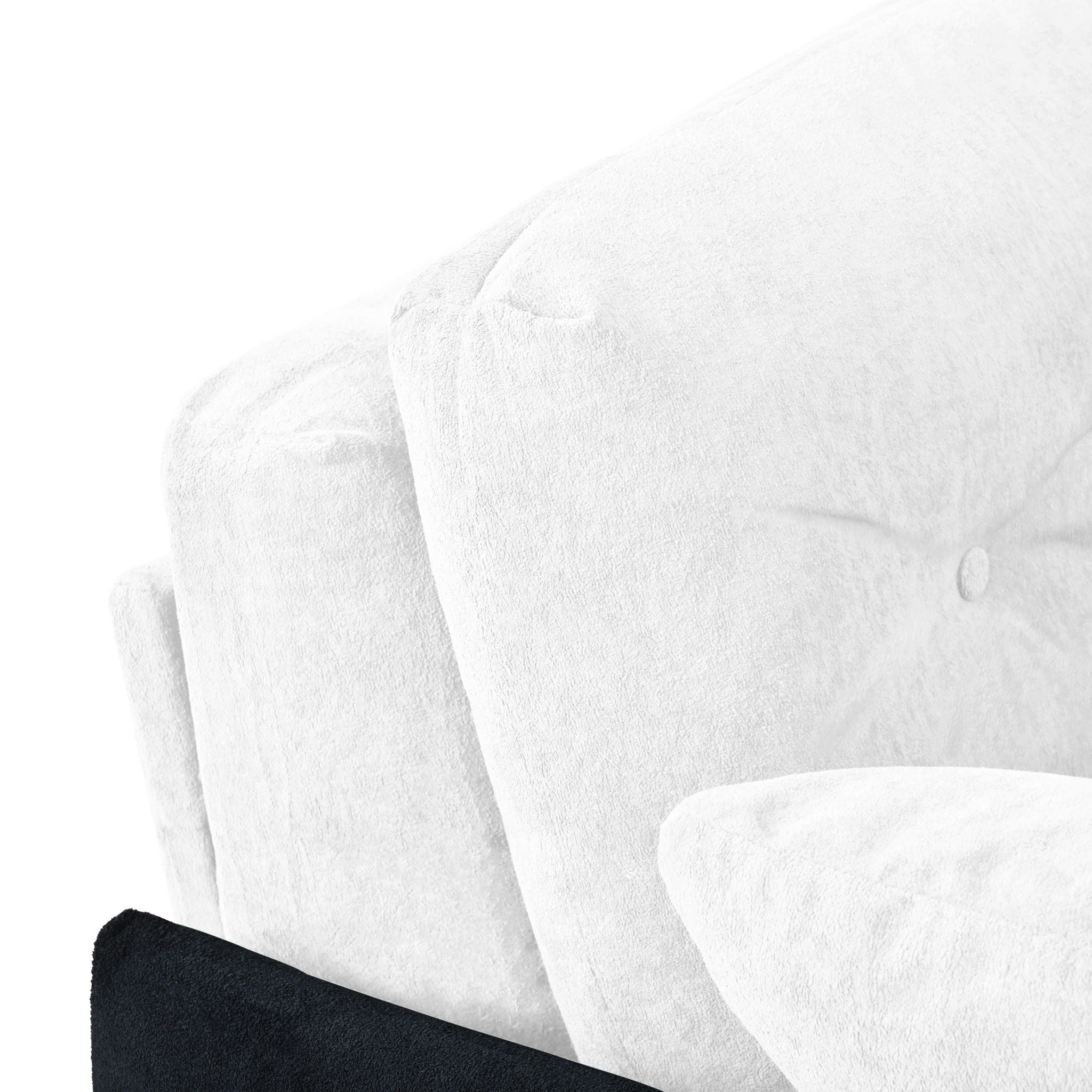 Modern Convertible Sleeper Sofa Bed With Pull-Out Queen Design, Side Storage & Thick Cushions