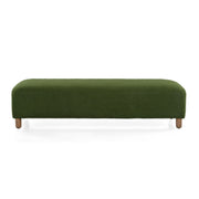 Contemporary Ottoman With Foam Cushion And Durable Upholstery